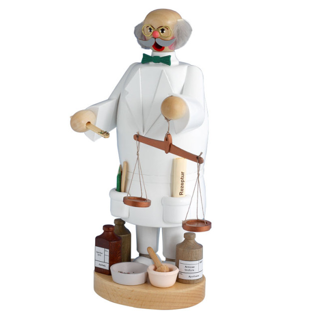 Räuchermann Apotheker, 22 cm